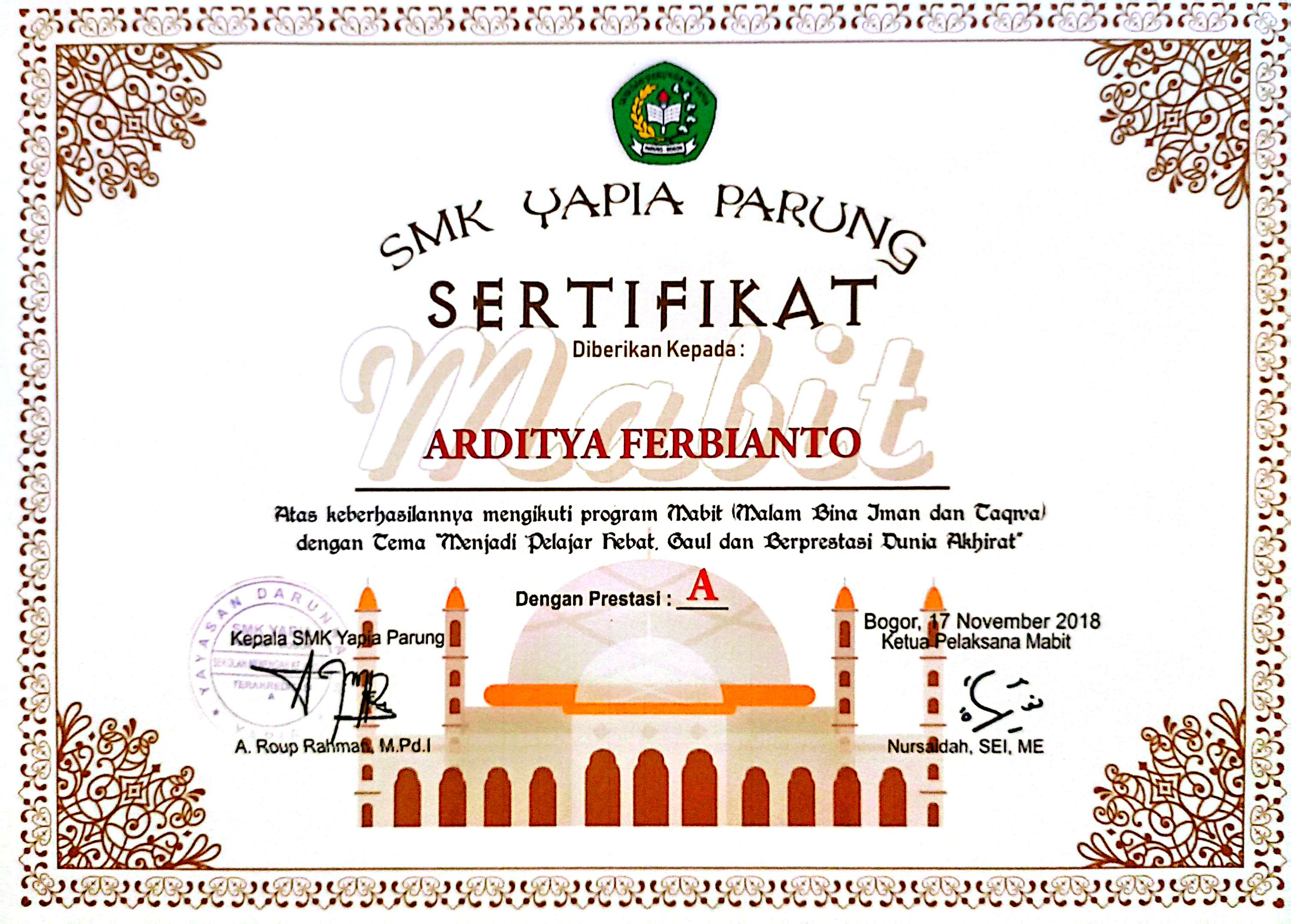 Sertifikat 5
